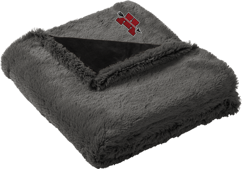 Mercer Arrows Faux Fur Blanket