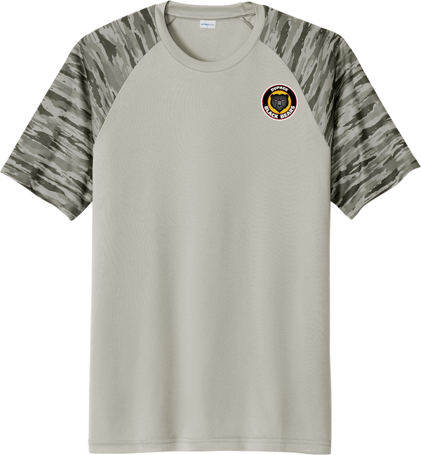 Dupage Black Bears Drift Camo Colorblock Tee