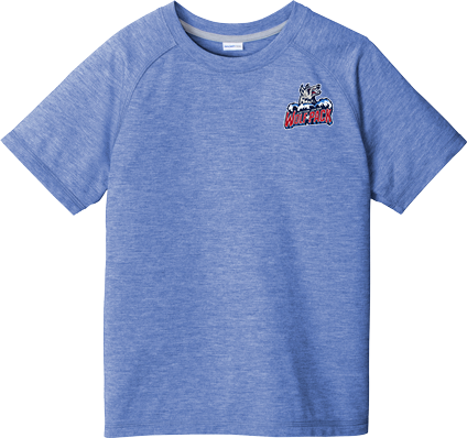 Hartford Jr. Wolfpack Youth PosiCharge  Tri-Blend Wicking Raglan Tee