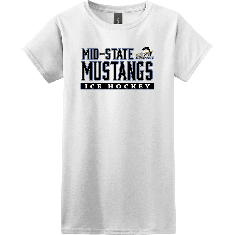 Mid-State Mustangs Softstyle Ladies' T-Shirt