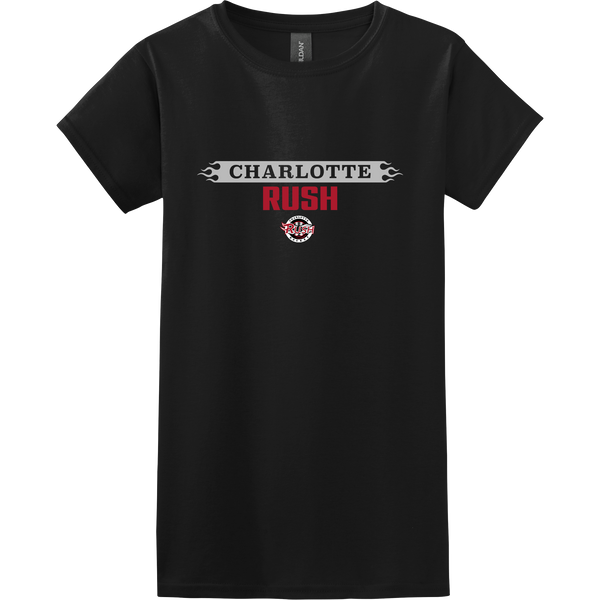 Charlotte Rush Hockey Softstyle Ladies T-Shirt