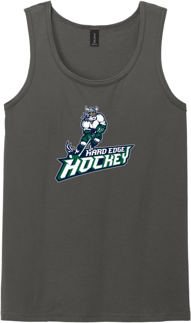 Hard Edge Hockey Softstyle Tank Top