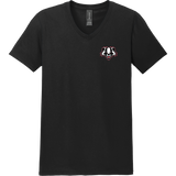 Scary Badgers Softstyle V-Neck T-Shirt