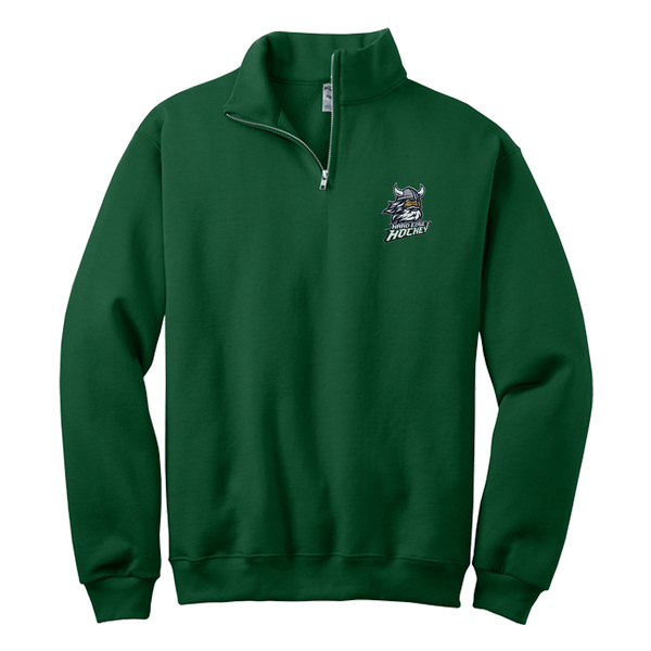 Hard Edge Hockey NuBlend 1/4-Zip Cadet Collar Sweatshirt