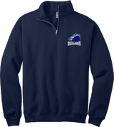 Brandywine Outlaws NuBlend 1/4-Zip Cadet Collar Sweatshirt