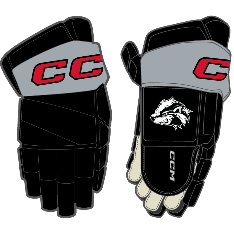 Allegheny Badgers CCM 85C Custom Gloves Senior
