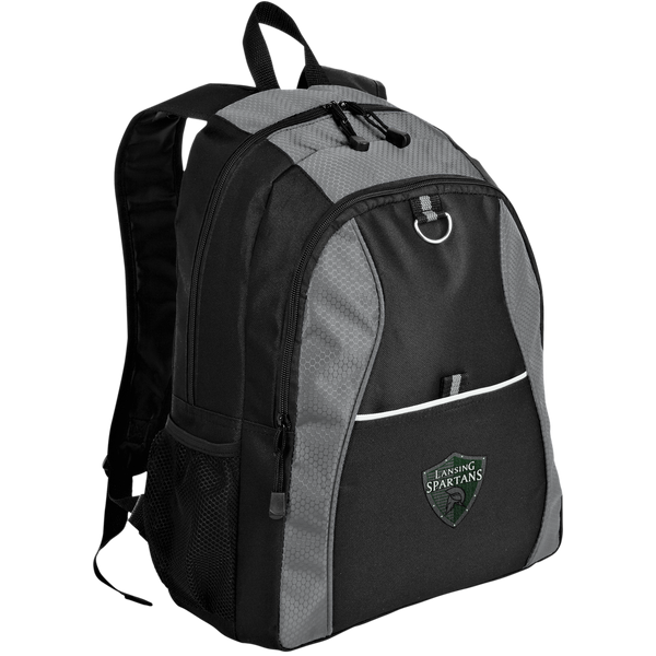 Lansing Spartans Contrast Honeycomb Backpack