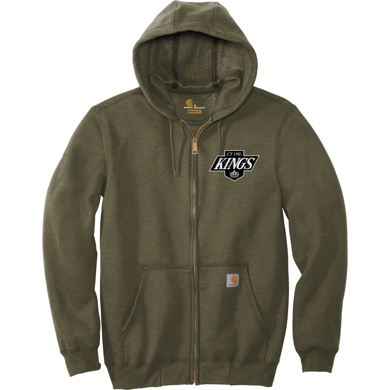 CT Oil Kings Carhartt Midweight Hooded Zip-Front Sweatshirt