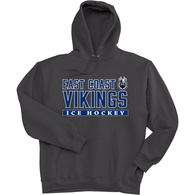 East Coast Vikings (Mens) Ultimate Cotton - Pullover Hooded Sweatshirt