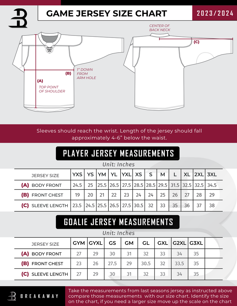 Mercer Tier 1 12U and Up Youth Goalie Jersey