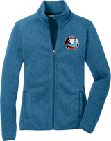 Jersey Shore Whalers Ladies Sweater Fleece Jacket