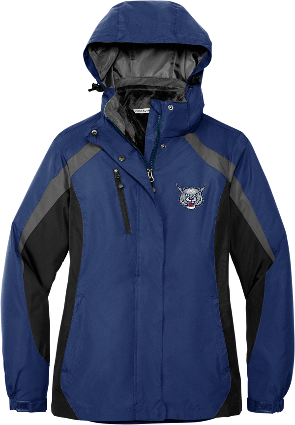 CT Bobcats Ladies Colorblock 3-in-1 Jacket