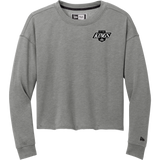 CT Oil Kings New Era Ladies Tri-Blend Fleece Crop Crew