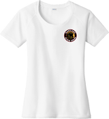 Maryland Black Bears Ladies PosiCharge Tri-Blend Wicking Scoop Neck Raglan Tee