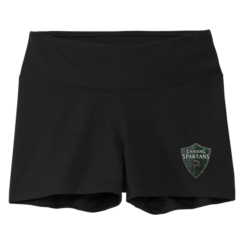 Lansing Spartans Ladies Interval 3 Inch Short