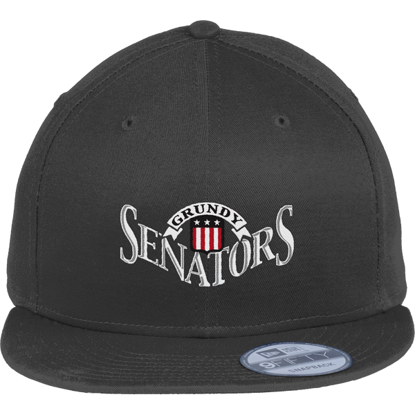 Grundy Senators New Era Flat Bill Snapback Cap