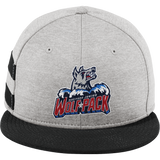 Hartford Jr. Wolfpack New Era Shadow Heather Striped Flat Bill Snapback Cap