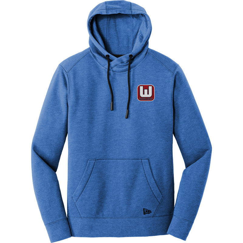 CT Whalers Tier 1 New Era Tri-Blend Fleece Pullover Hoodie