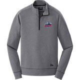 CT Wolfpack South New Era Tri-Blend Fleece 1/4-Zip Pullover