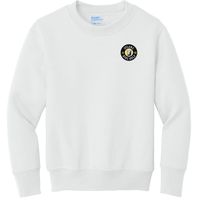 Upland Disc Golf Youth Core Fleece Crewneck Sweatshirt