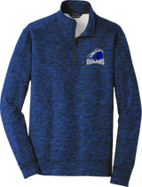 Brandywine Outlaws PosiCharge Electric Heather Fleece 1/4-Zip Pullover