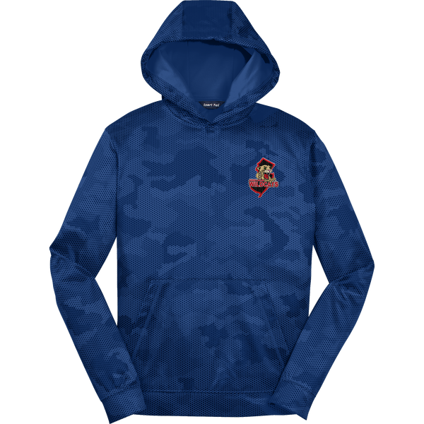 Jersey Shore Wildcats Youth Sport-Wick CamoHex Fleece Hooded Pullover