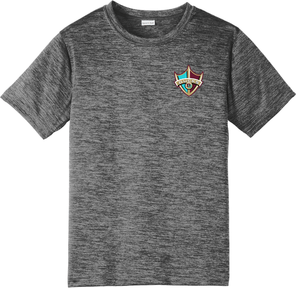 Delaware Ducks Youth PosiCharge Electric Heather Tee